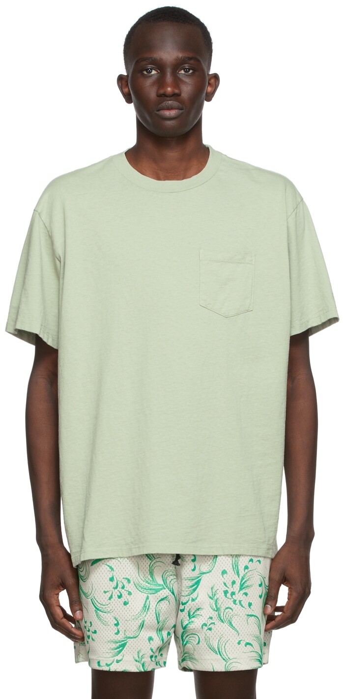 

Зеленая футболка Lucky Pocket John Elliott