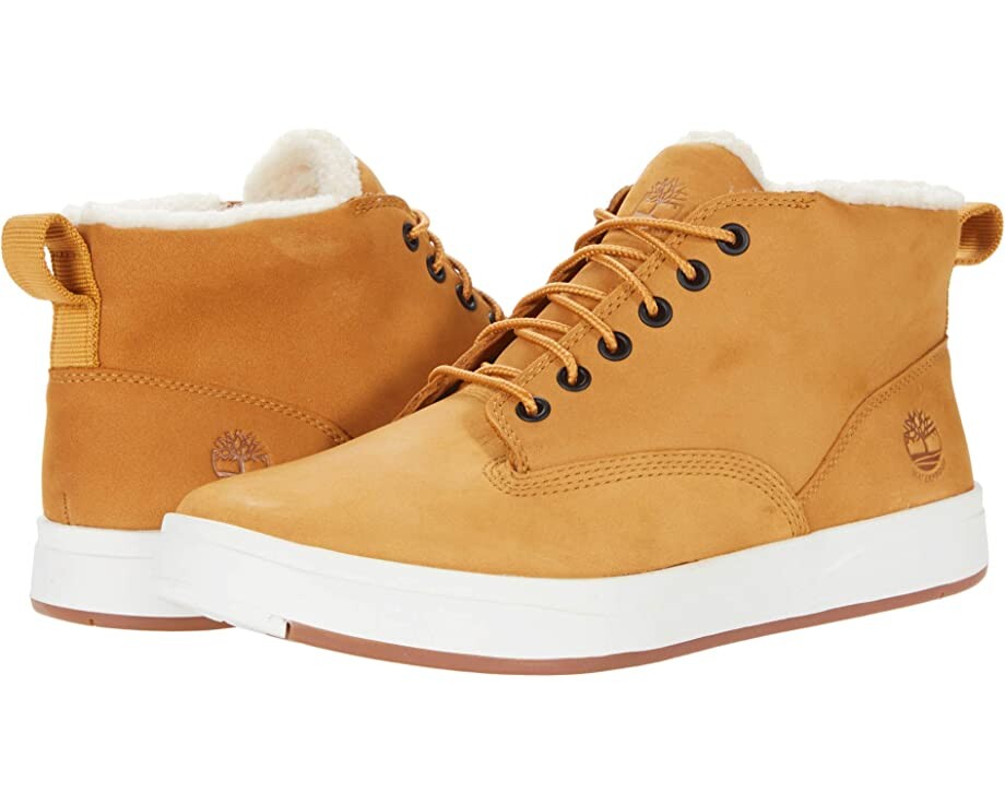 

Кроссовки Davis Square Warm Lined Chukka Timberland, пшеничный нубук