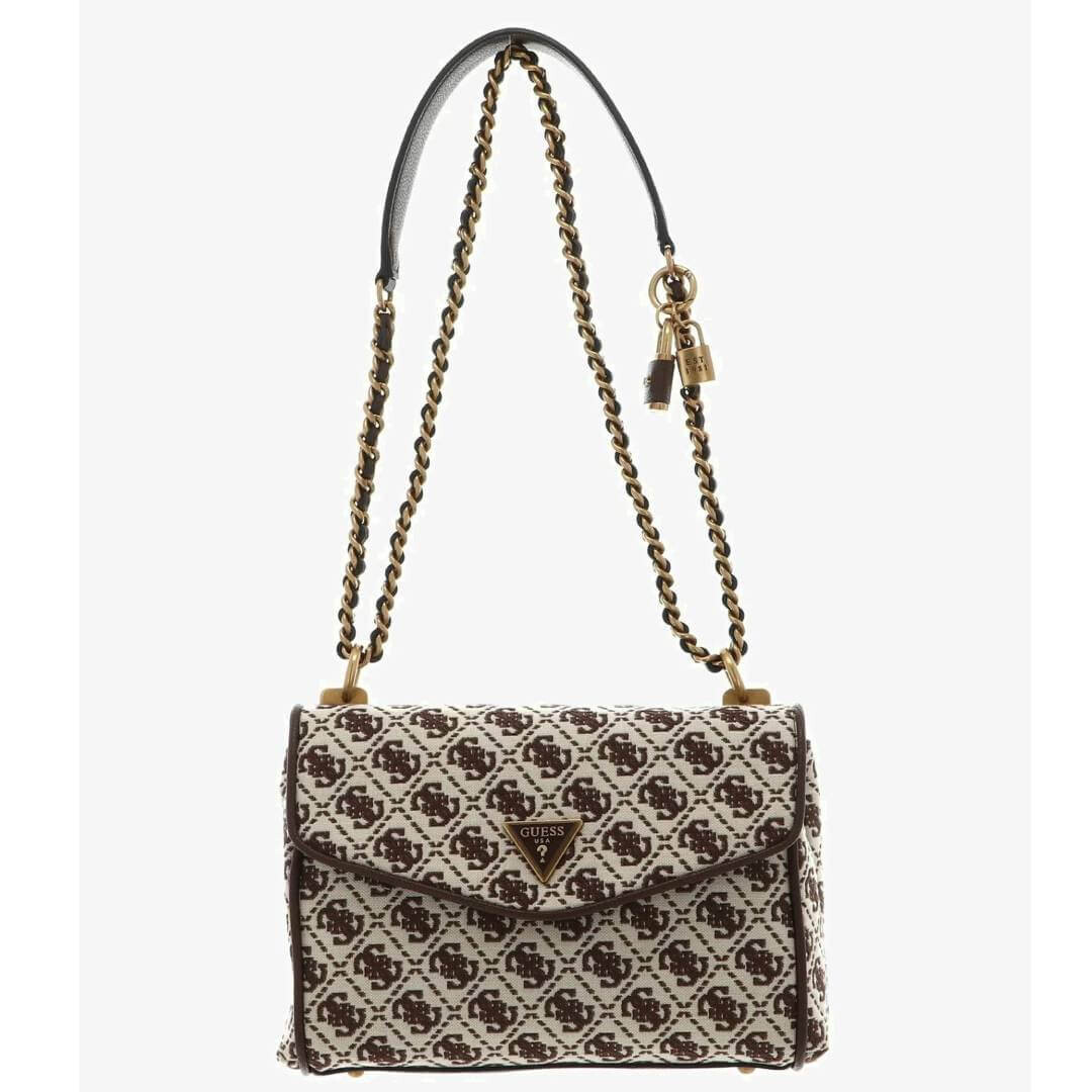 

Сумка Guess Shemara Convertible Flap, коричневый