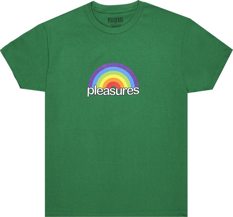 цена Футболка Pleasures Good Time T-Shirt 'Kelly Green', зеленый