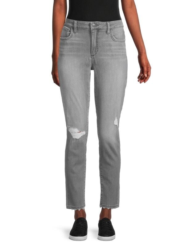 

Джинсы - Cкинни Joe's Jeans Curvy с высокой посадкой, серый