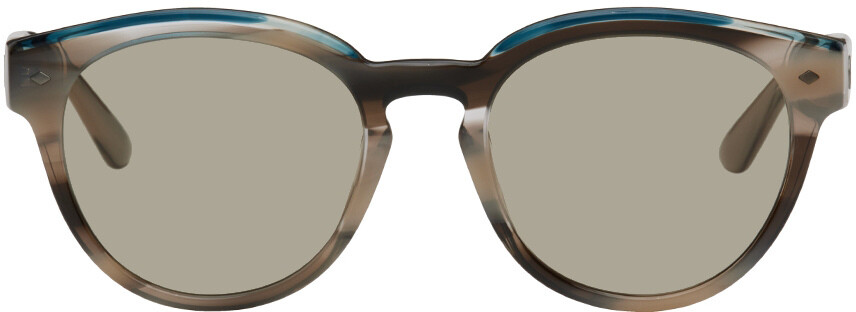 

Серые круглые солнцезащитные очки Giorgio Armani