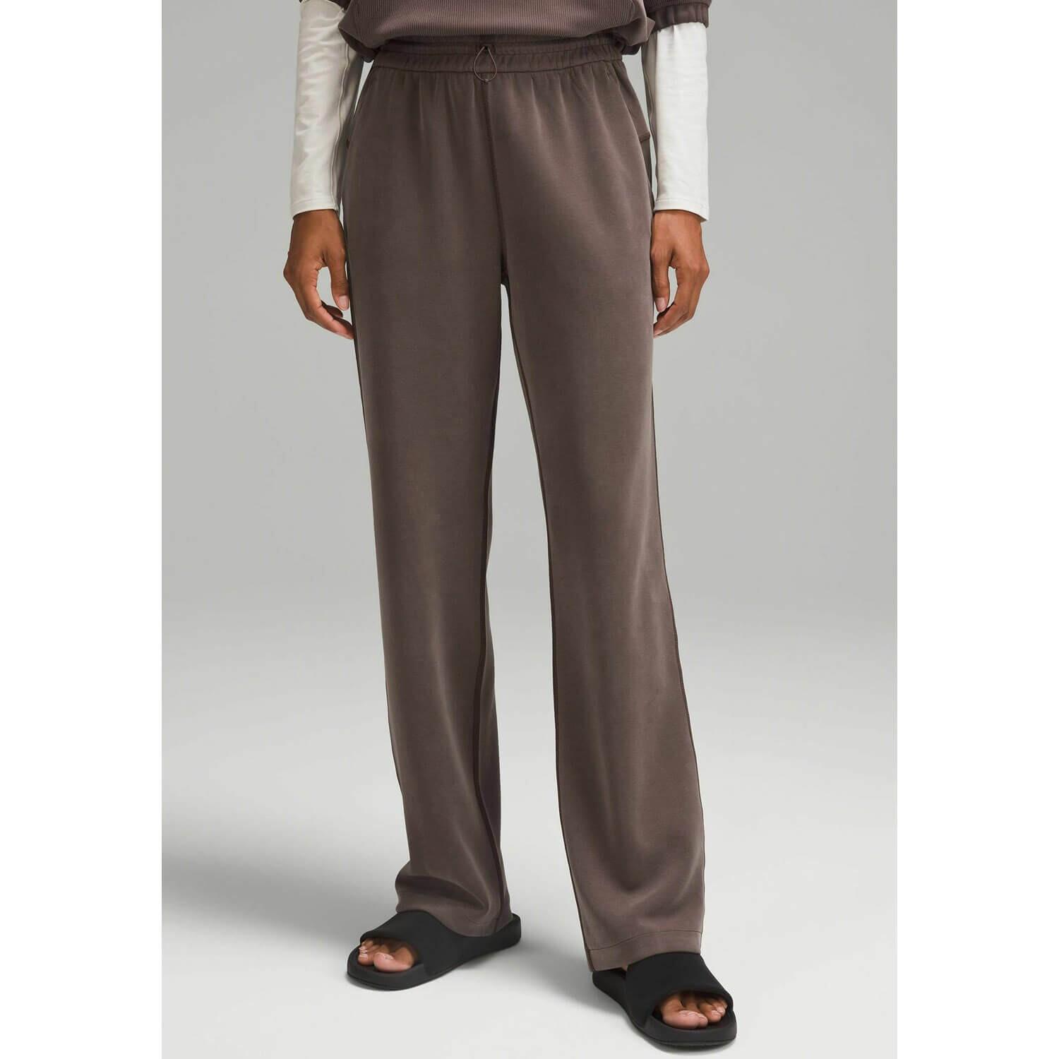 

Спортивные брюки Lululemon Softstreme High Rise Full Length, коричневый
