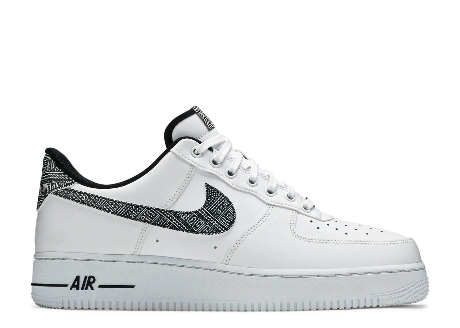 

Кроссовки Nike Air Force 1 '07 'Geometric Print', белый, Белый;серый