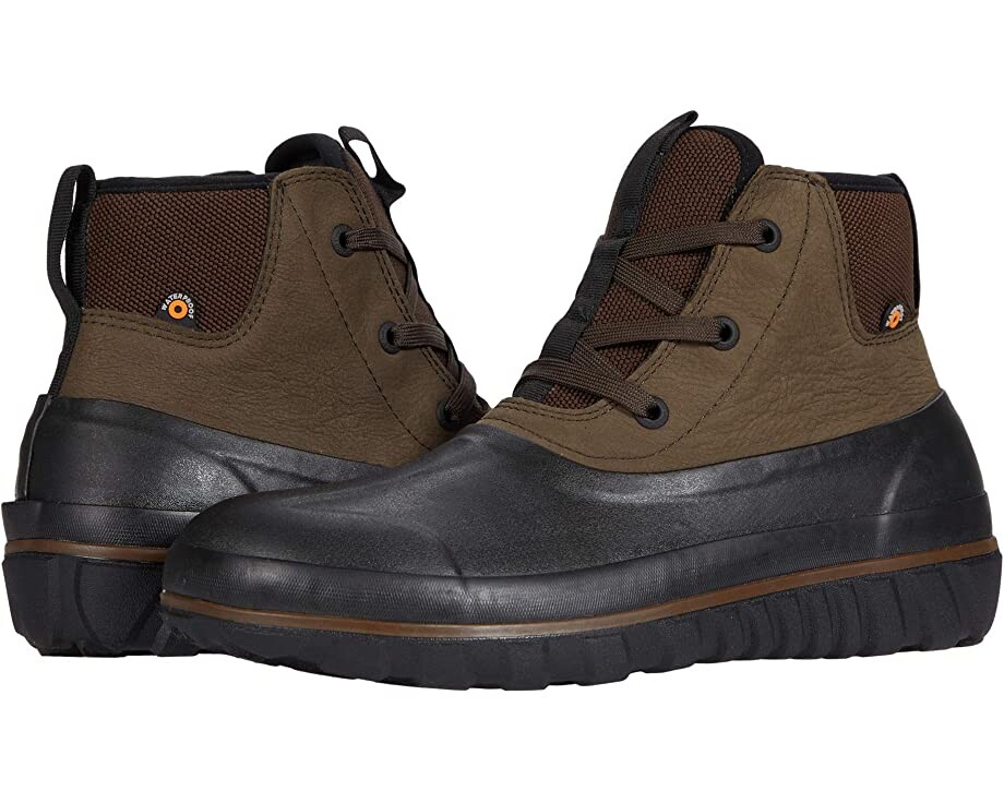 

Ботинки Casual Lace Leather Bogs, коричневый