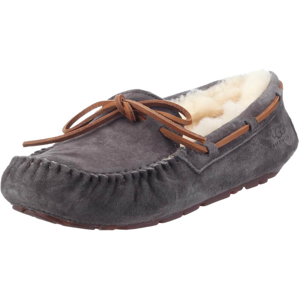 

Замшевые тапочки UGG Dakota, серый