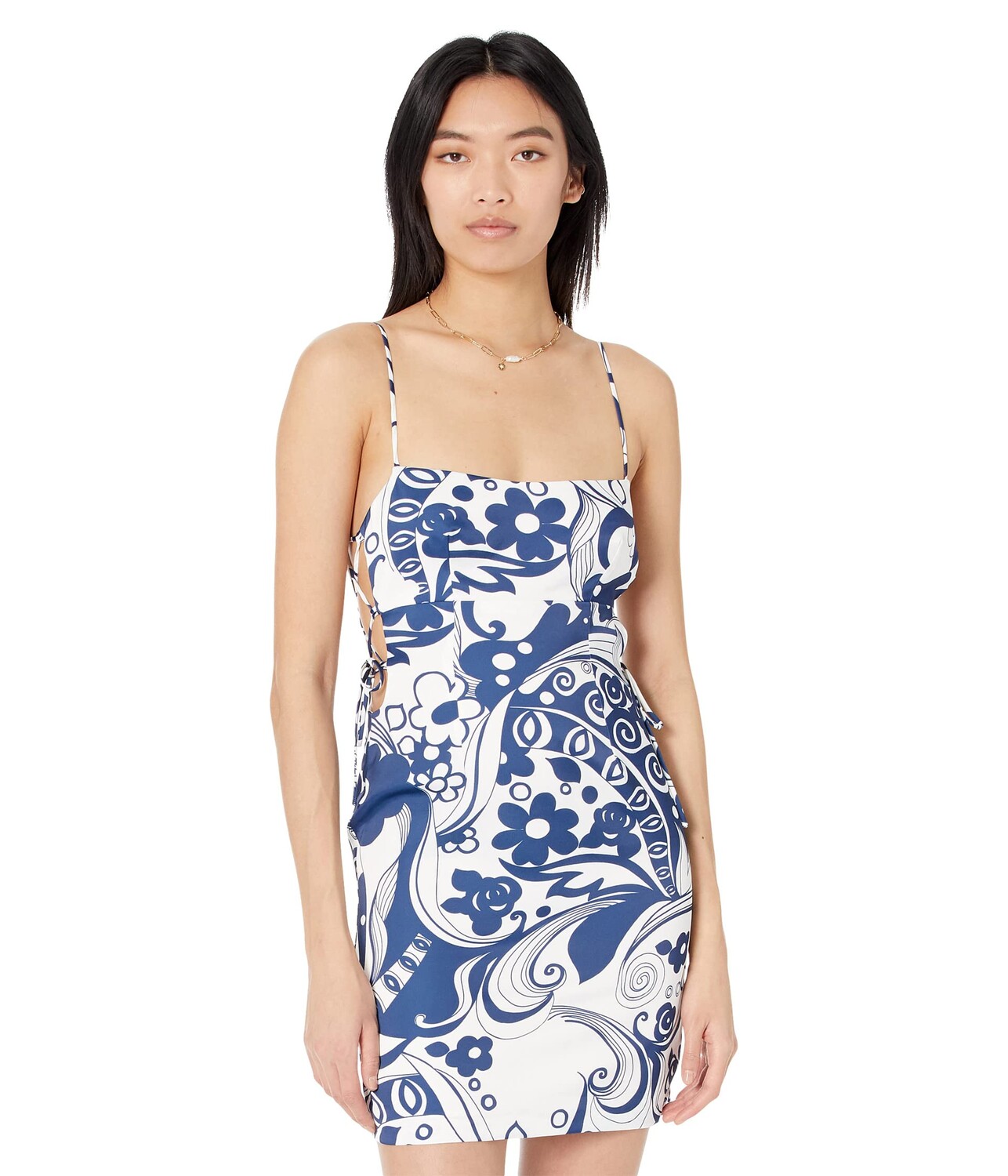 

Платье WAYF, Side Lace-Up Cami Mini Dress