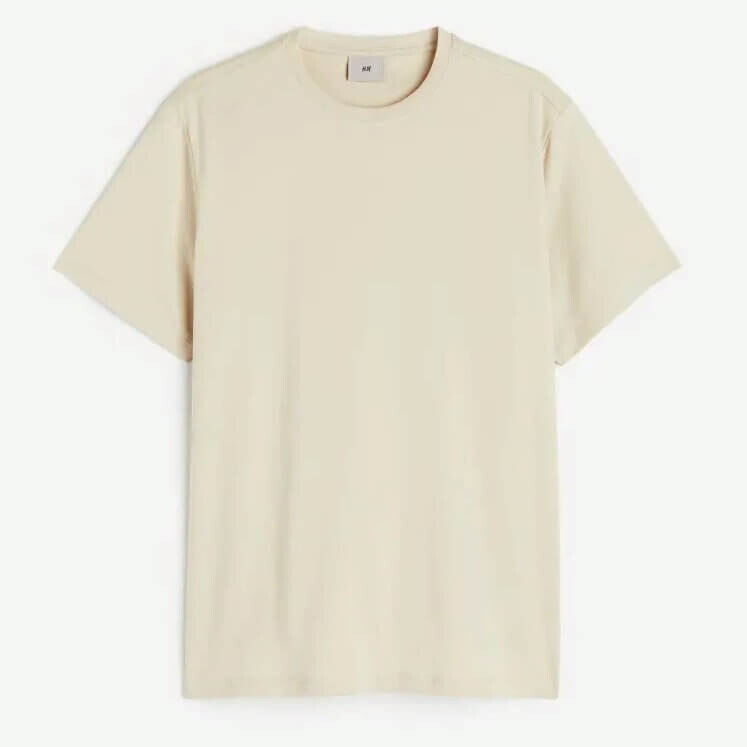 

Футболка поло H&M Regular Fit Pima Cotton, светло-бежевый