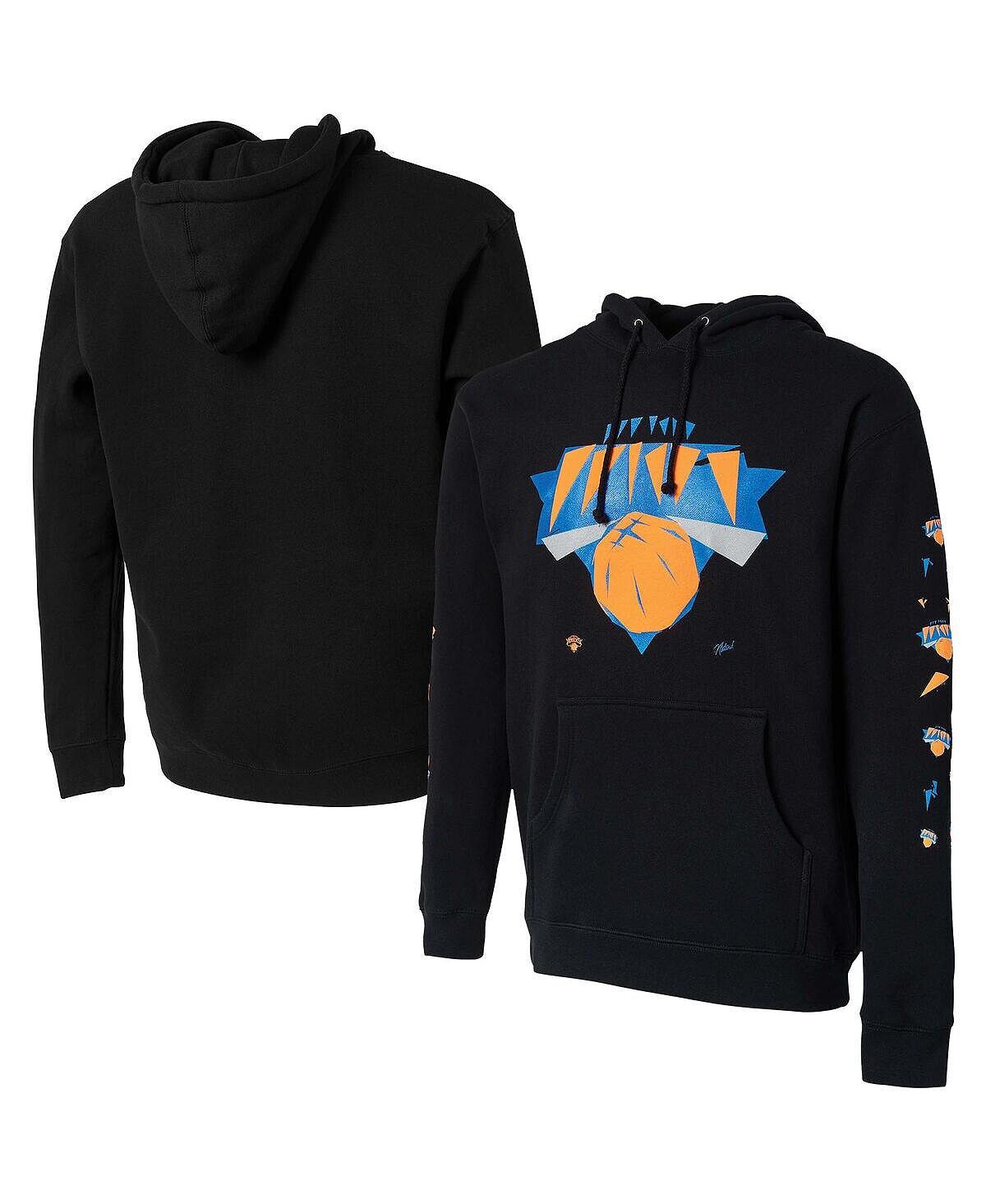 

Мужская толстовка с капюшоном nba x naturel black new york knicks no caller id NBA Exclusive Collection, черный
