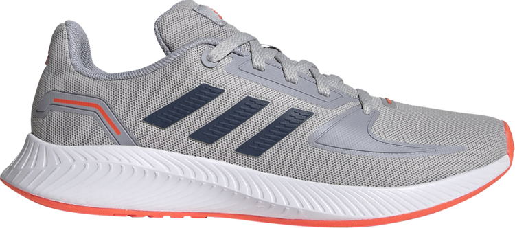 Кроссовки Adidas Runfalcon 2.0 J 'Grey Crew Navy', серый