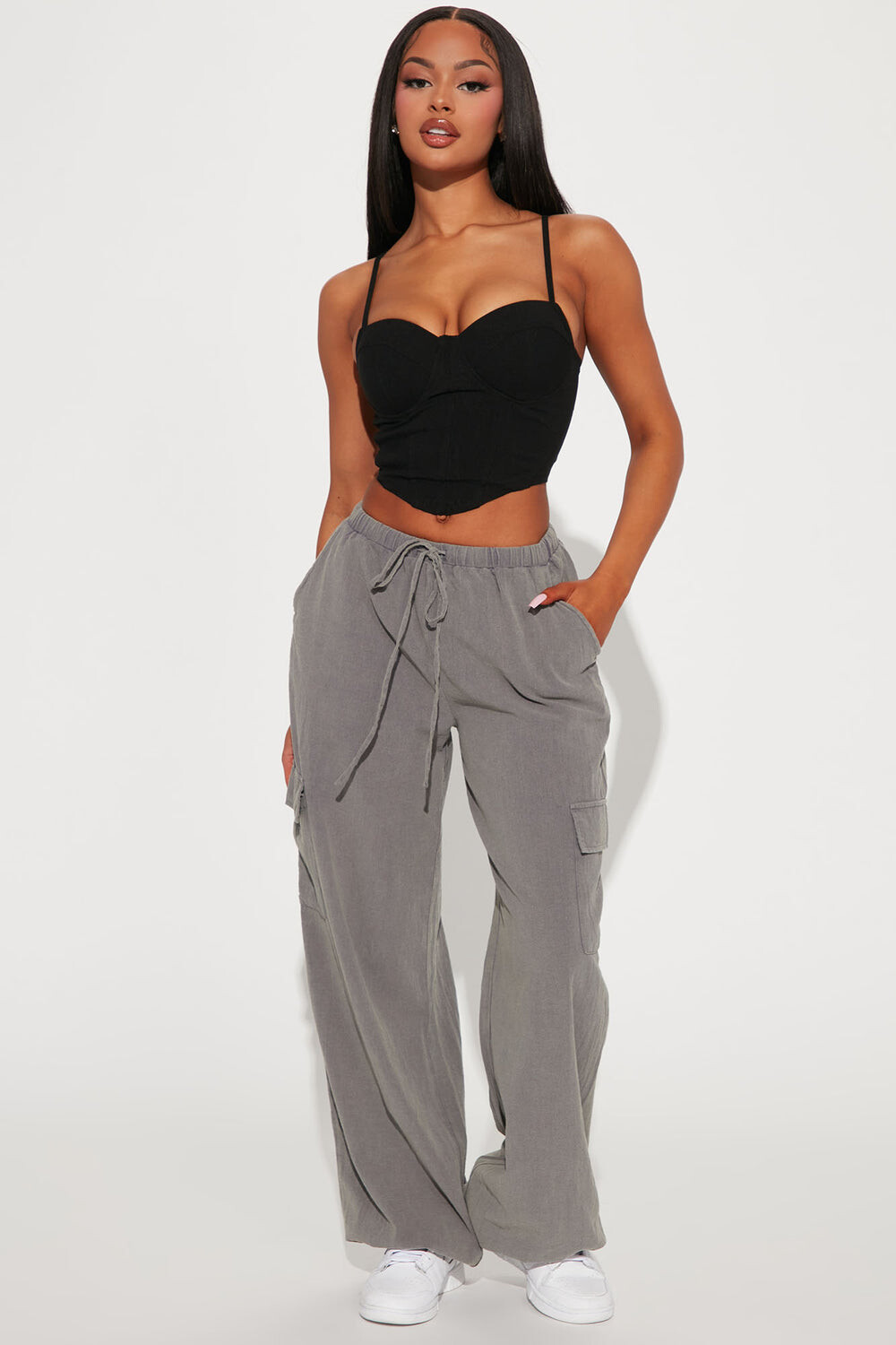 

Джоггеры Fashion Nova PGI5571, оливковый