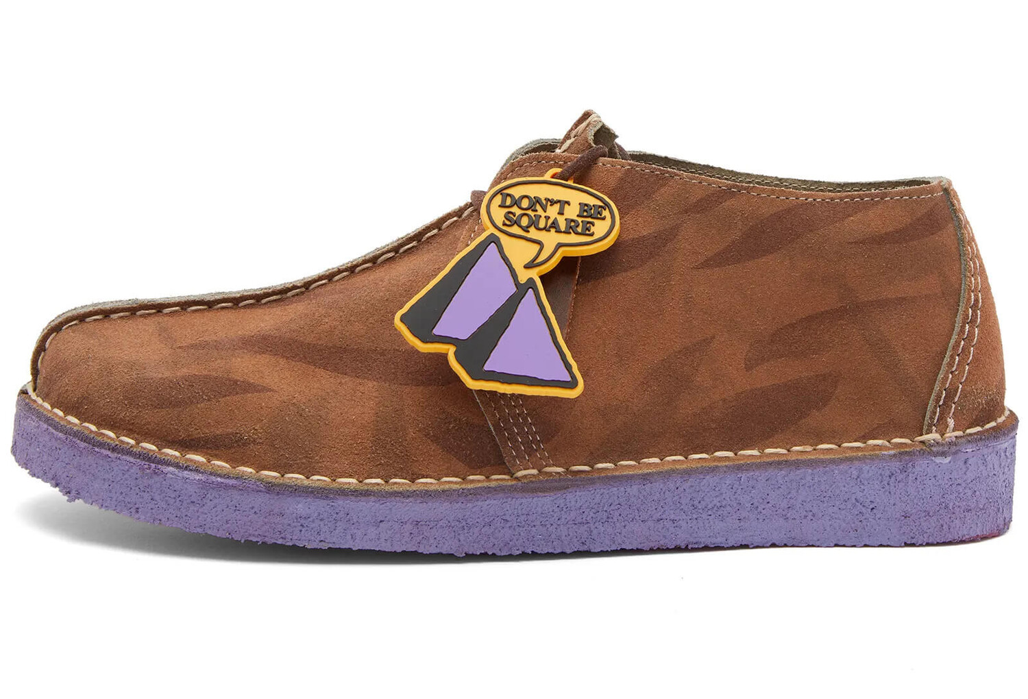 

Ботинки Clarks x Aries Desert Trek, коричневый/фиолетовый