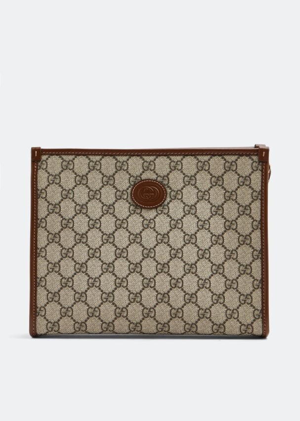 

Сумка GUCCI Interlocking G vanity pouch, бежевый