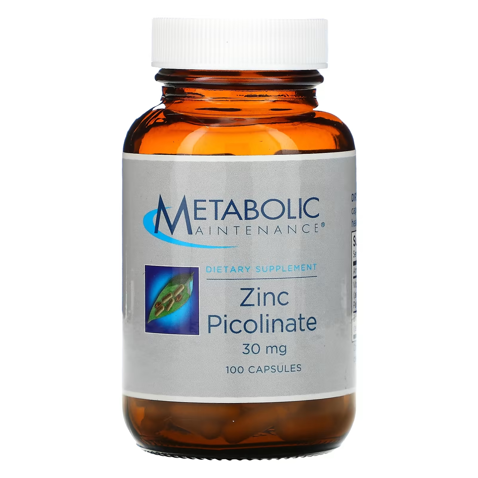 Пиколинат Цинка Metabolic Maintenance, 100 капсул