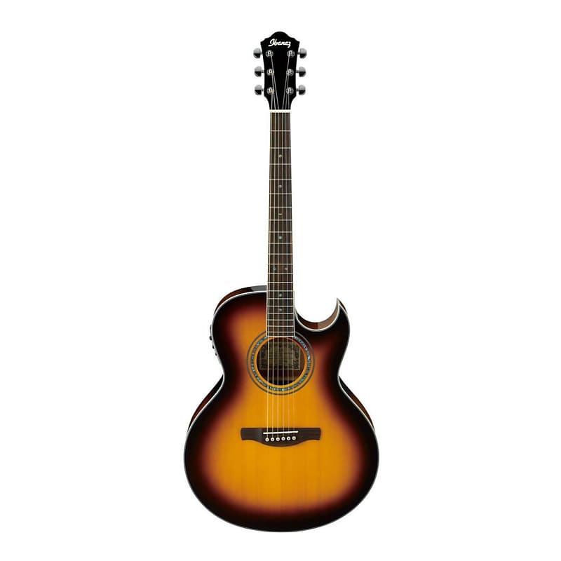 Ibanez JSA5 Satriani 6-струнная акустическая гитара (правая рука, Vintage Burst High Gloss) Ibanez JSA5 Satriani 6-String Acoustic Guitar (Vintage Burst High Gloss) цена и фото