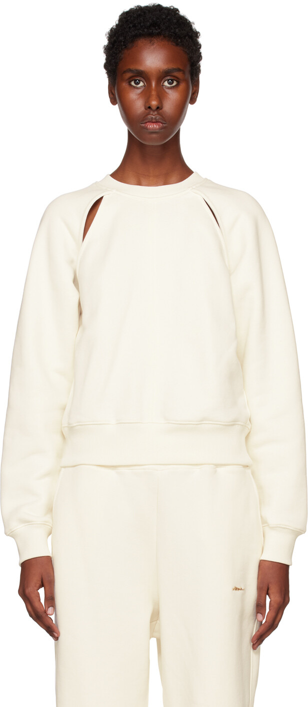 

Толстовка Off-White с компактными вырезами 3.1 Phillip Lim