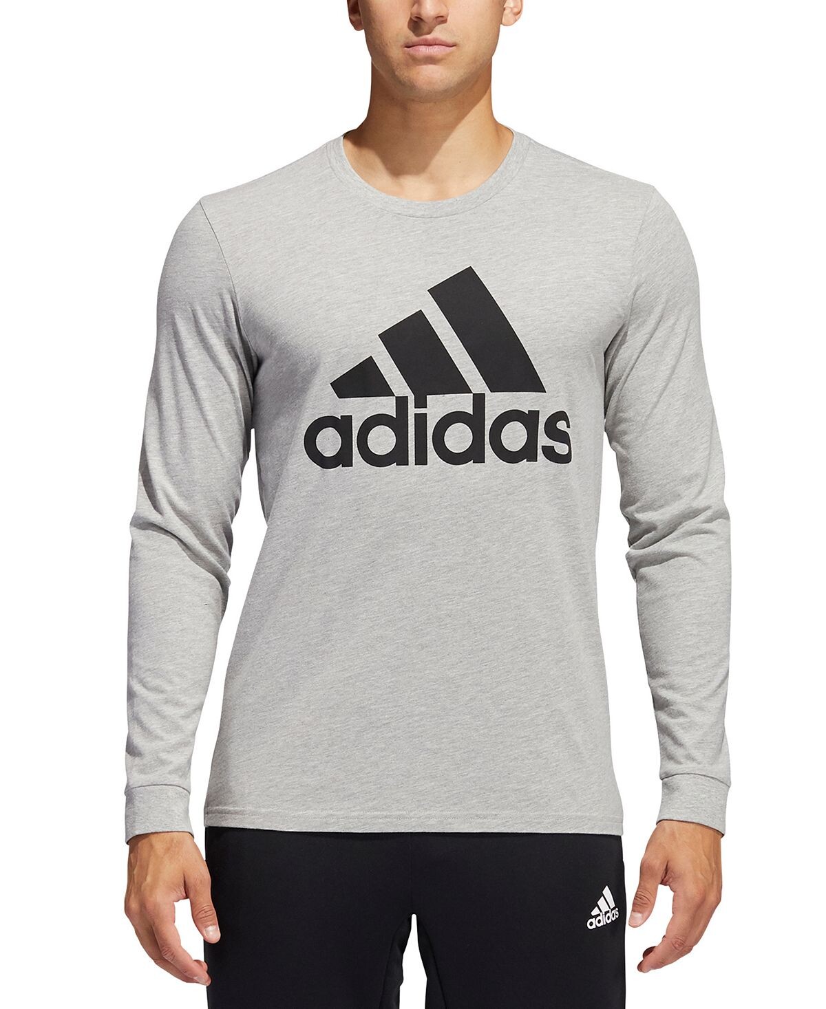 

Мужская футболка с длинными рукавами и логотипом adidas, мульти