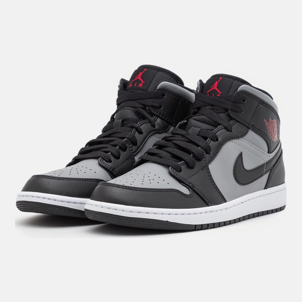 Air jordan 1 store mid black particle grey