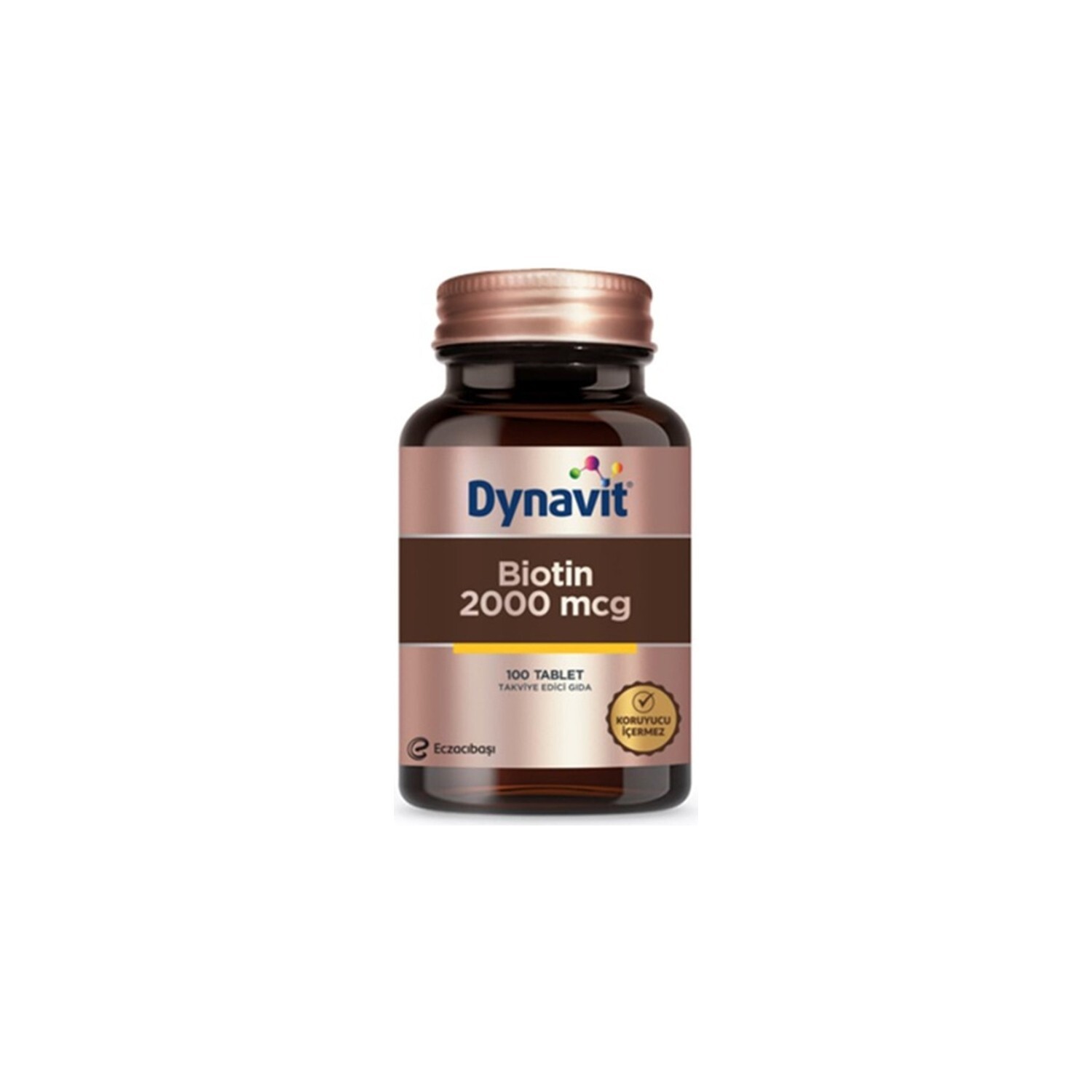 

Пищевая добавка Ocean Biotin 100 таблеток DYT101, 2000 мкг.