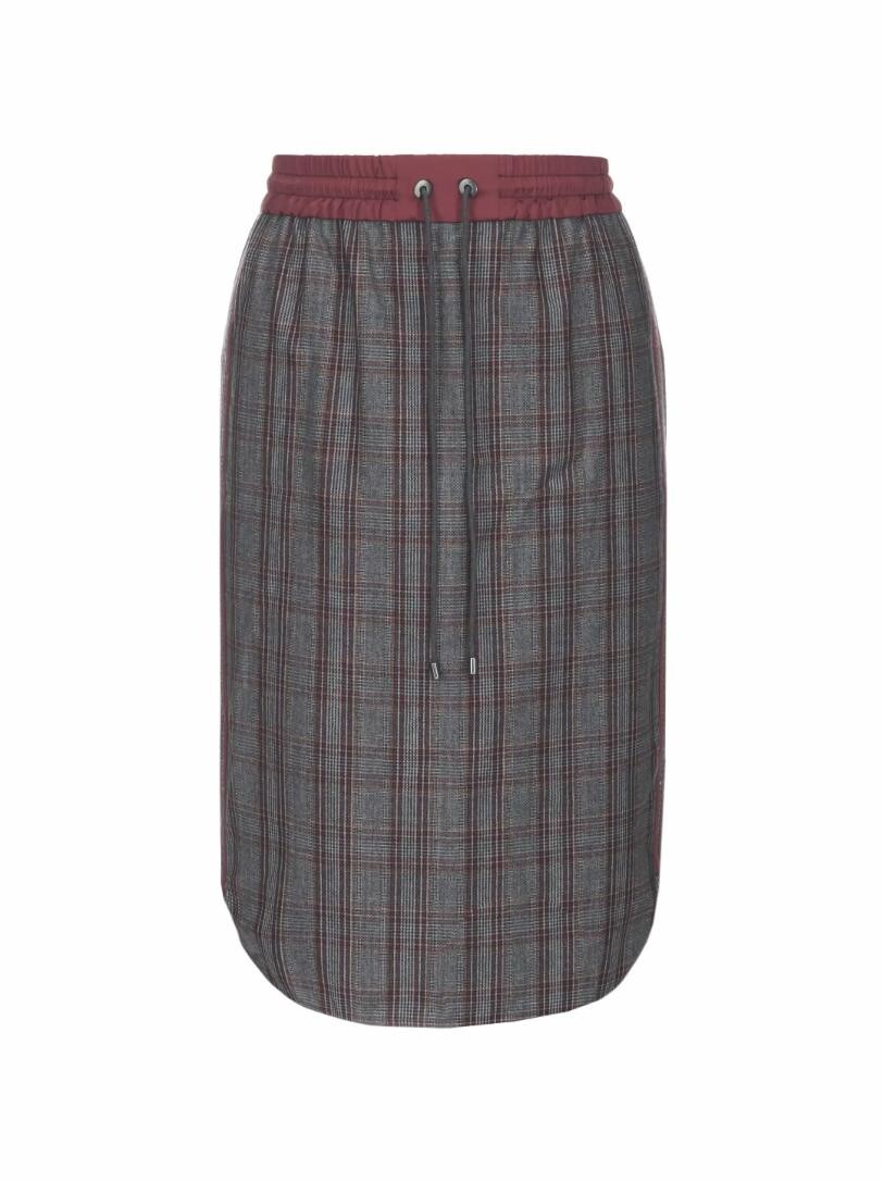 

Юбка в клетку Brunello Cucinelli