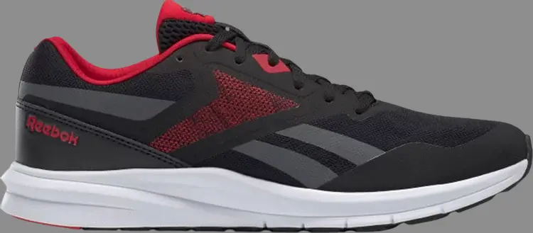 

Кроссовки runner 4 'black excellent red' Reebok, черный