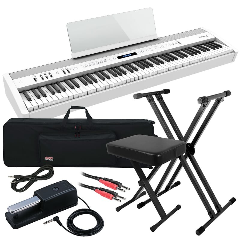 

Цифровое пианино Roland FP-60X, белое, STAGE ESSENTIALS BUNDLE FP-60X White