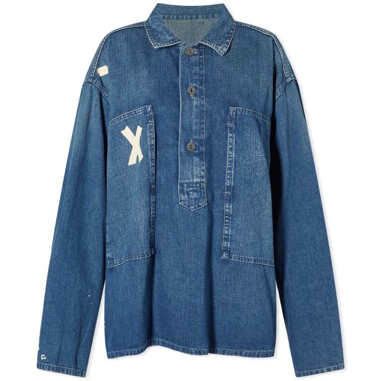 

Рубашка Maison Margiela Pull Over Denim, синий