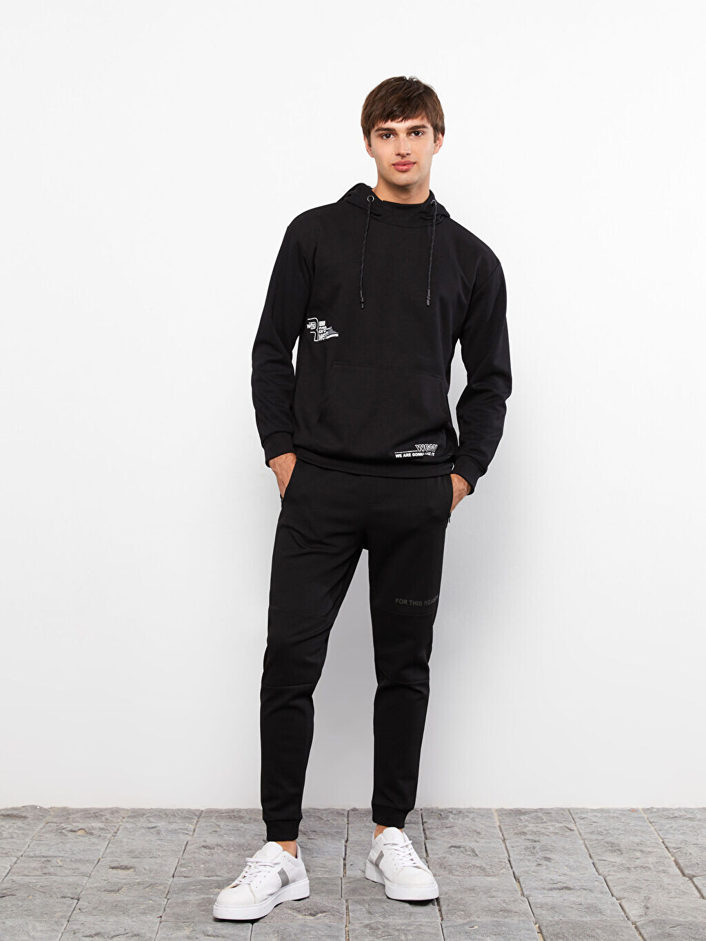 

Мужские спортивные штаны Slim Fit с принтом LCW Casual