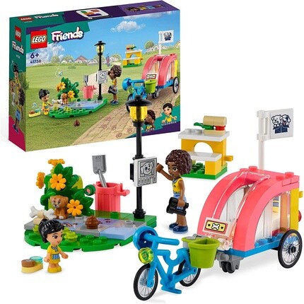 

Конструктор Lego 41738 Friends Dog Rescue Bike спасение животных с щенком