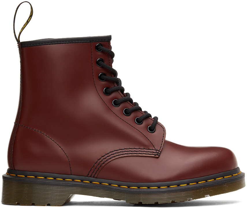 

Красные сапоги Smooth 1460 Dr. Martens