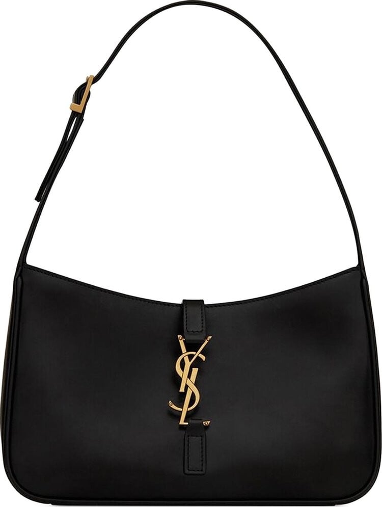 

Сумка Saint Laurent Le 5 À 7 Hobo Bag In Smooth Leather Nero, черный