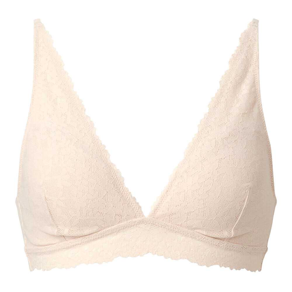 

Бюстгальтер Uniqlo Relax Airism Lace, бежевый