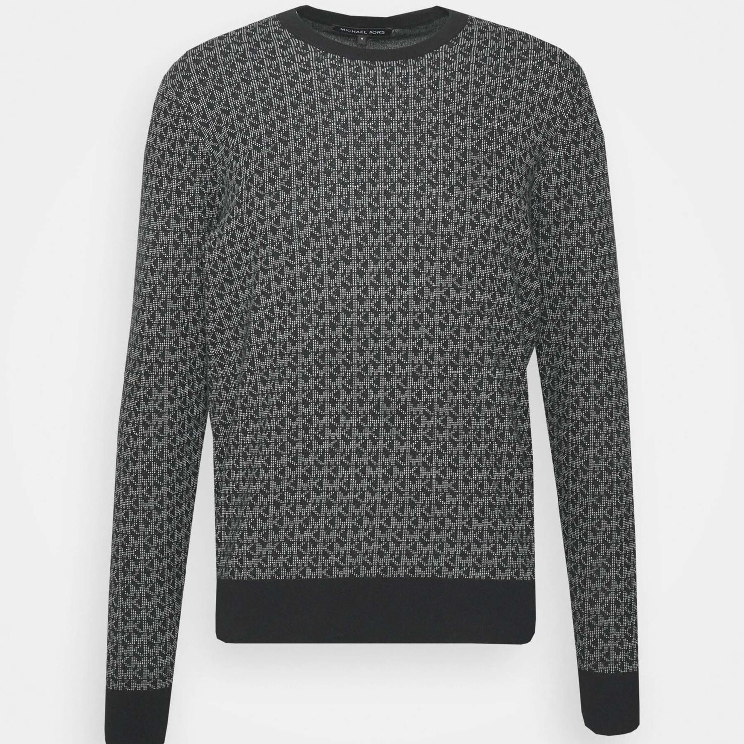 

Джемпер Michael Kors Micro Signature Crew, черный