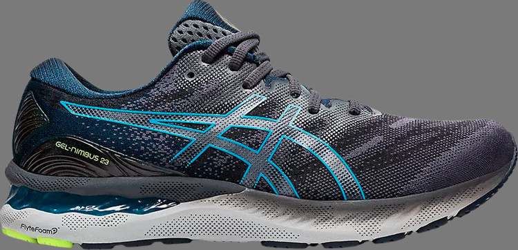 Кроссовки gel nimbus 23 'digital aqua grey' Asics, серый