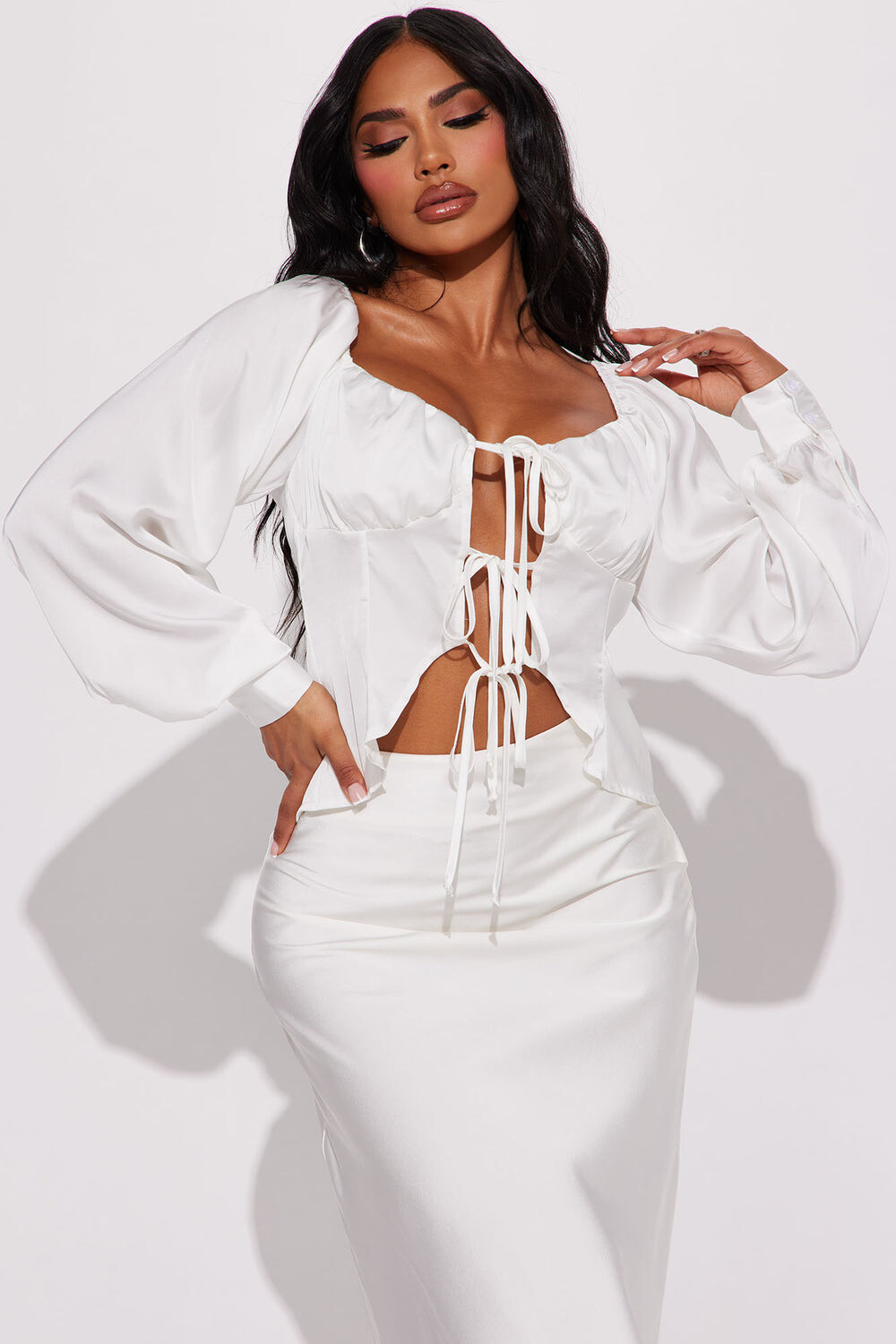 

Блузка Fashion Nova LT4087, белый
