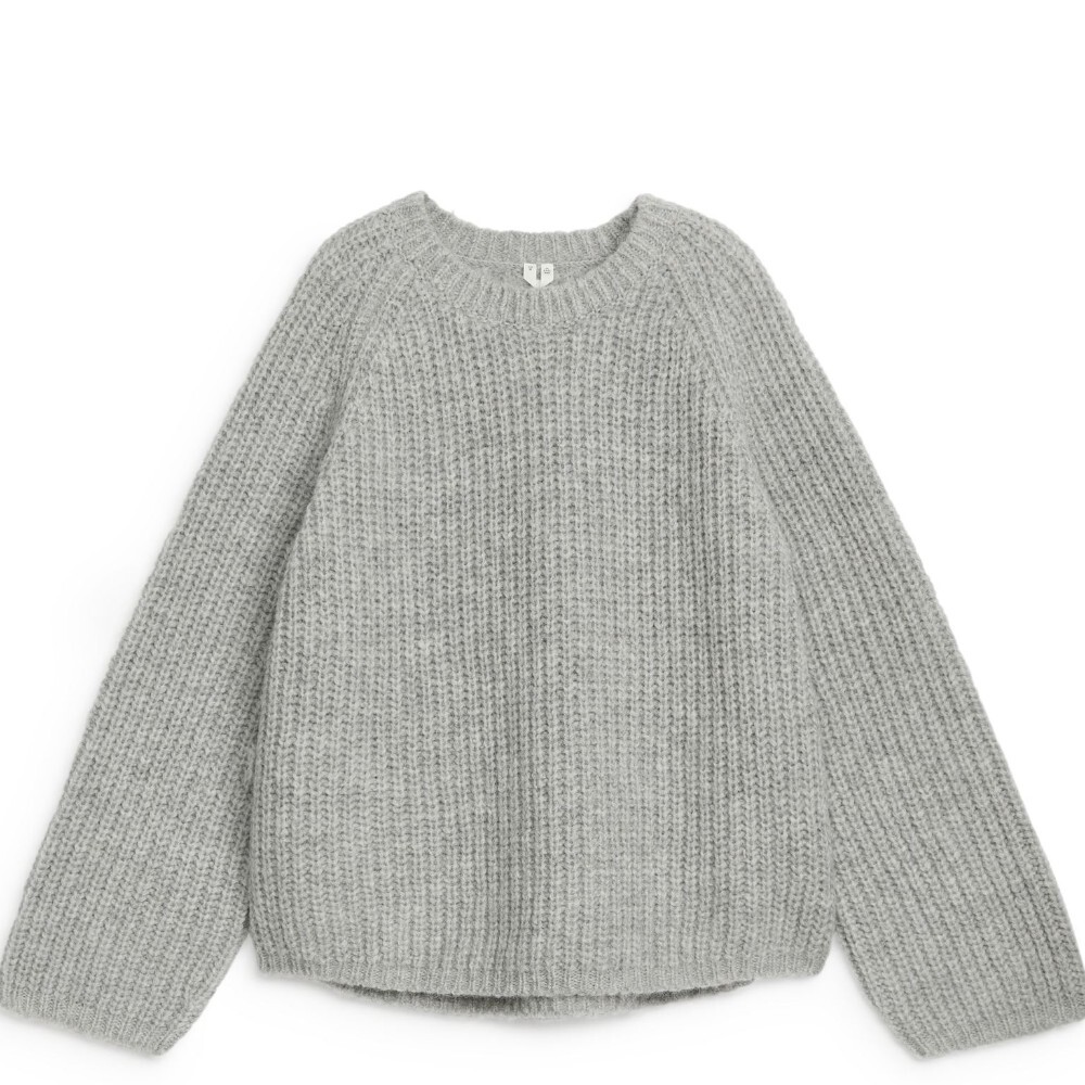 

Свитер Arket Wool And Alpaca, серый