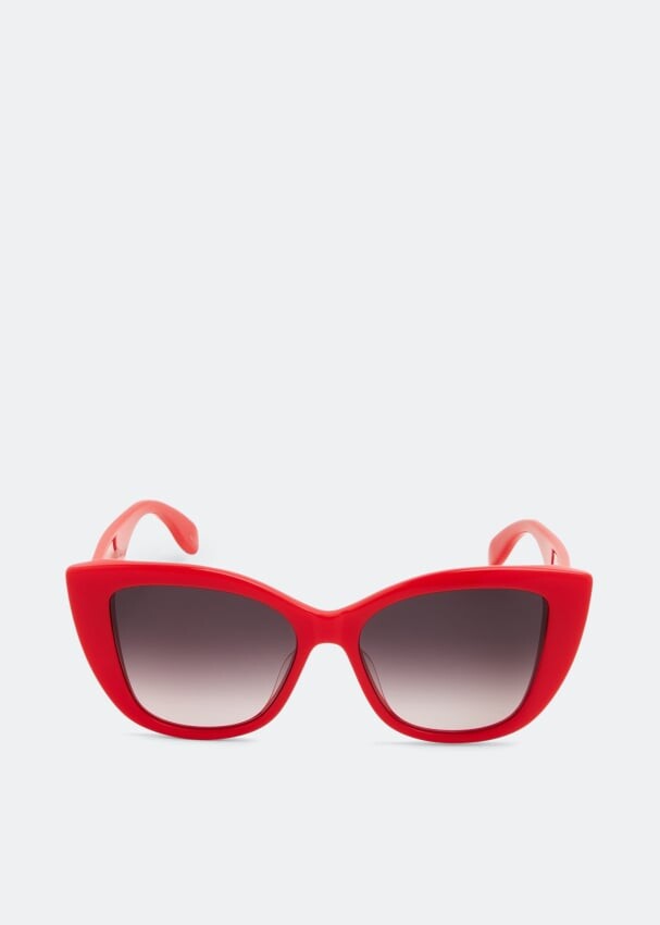 

Солнечные очки ALEXANDER MCQUEEN McQueen Graffiti sunglasses, красный