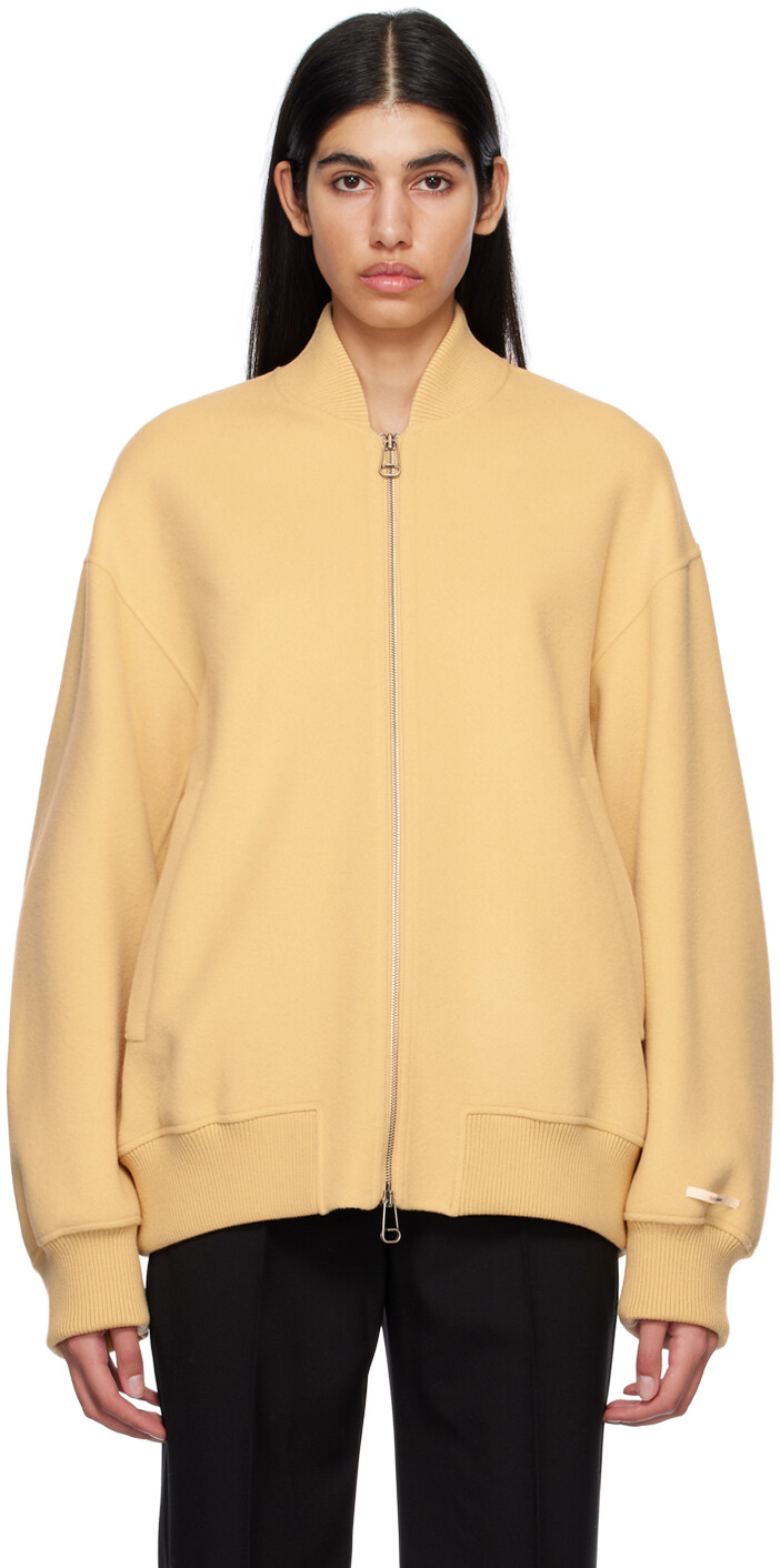 

Желтый двусторонний бомбер Sportmax