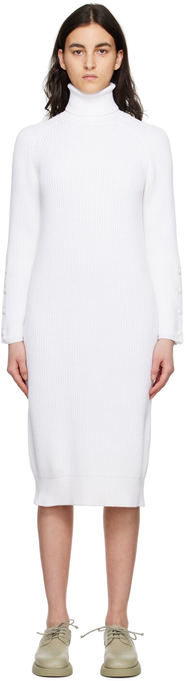 

Белое платье-миди Norcia Max Mara, Белый, Белое платье-миди Norcia Max Mara