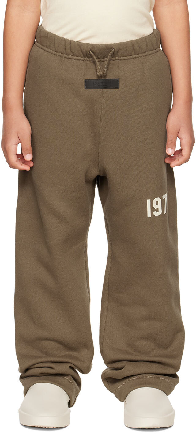 

Kids Brown '1977' Свободные брюки для отдыха Essentials