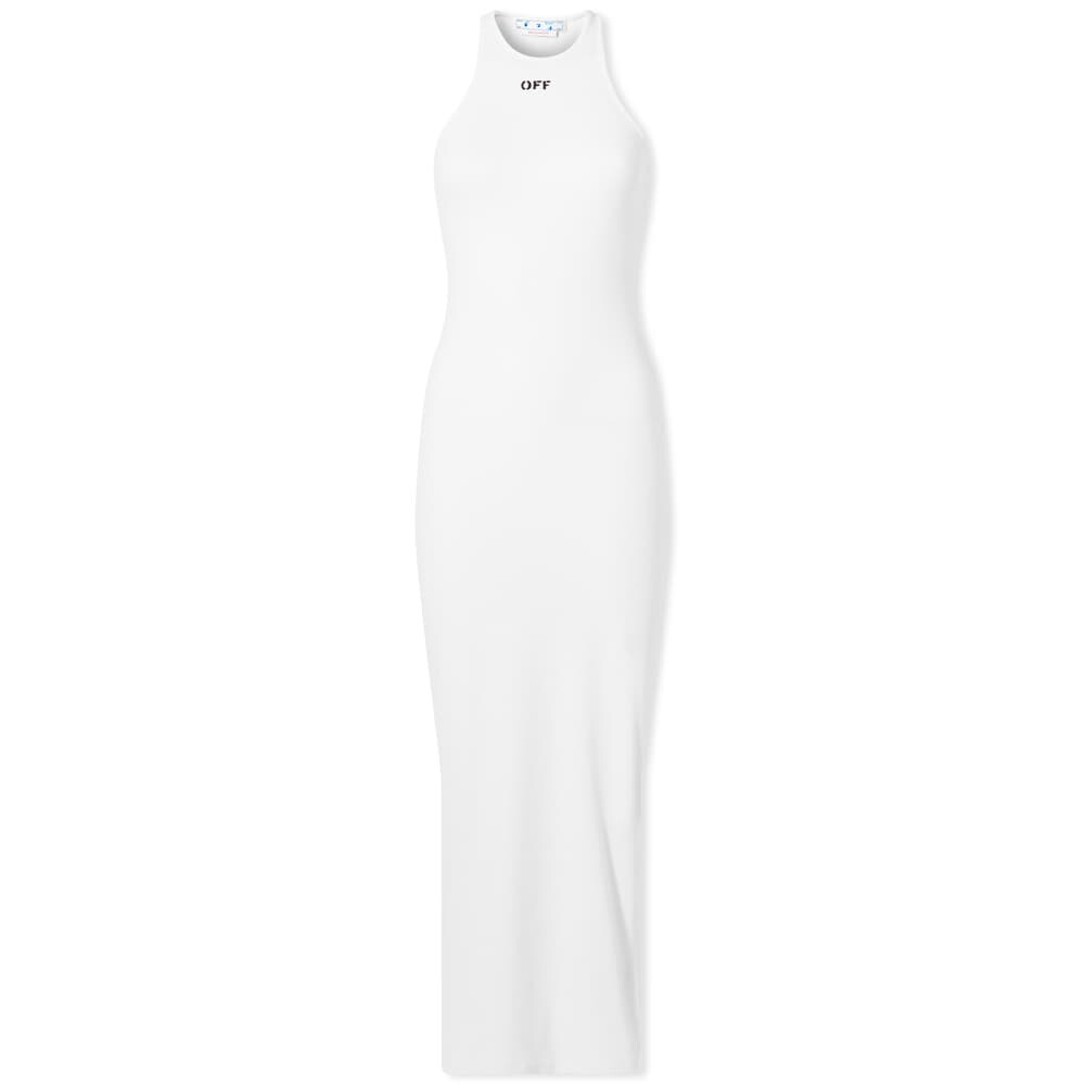

Платье Off-White Off Stamp Ribbed Long Dress