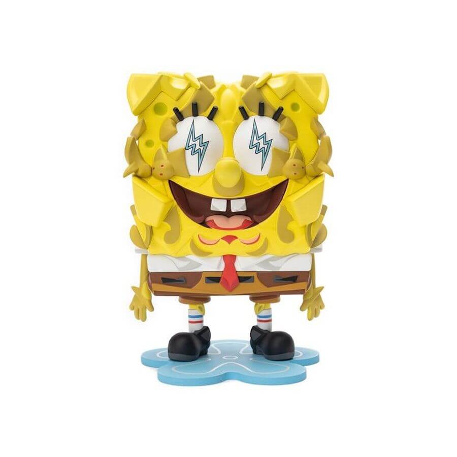 Фигурка Louis De Guzman x Spongebob x JBalvin Spongebob, желтый новый ученик губка боб квадратные штаны