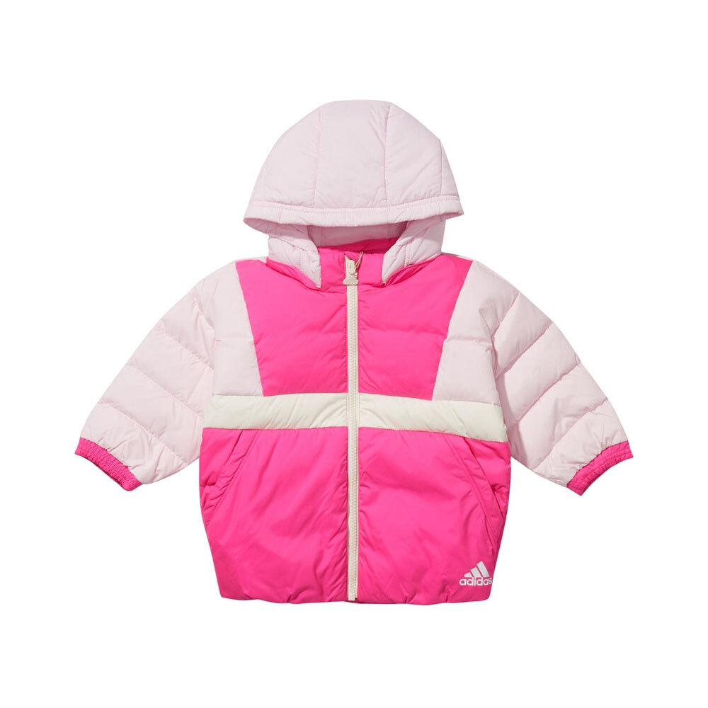 

Куртка Adidas Colorblock Primegreen Down Hooded, розовый
