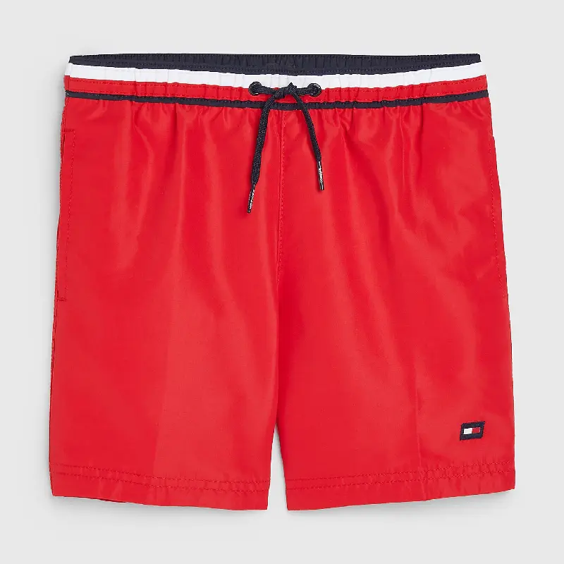 

Шорты для плавания Tommy Hilfiger Kids' Logo Stripe, красный