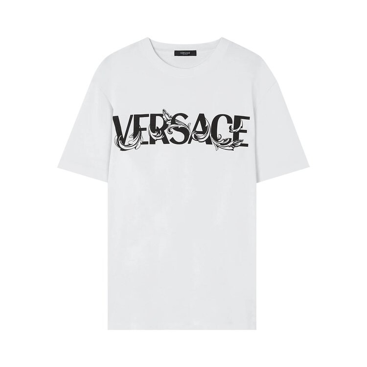 

Футболка Versace Barocco Silhouette Logo T-Shirt 'White', белый
