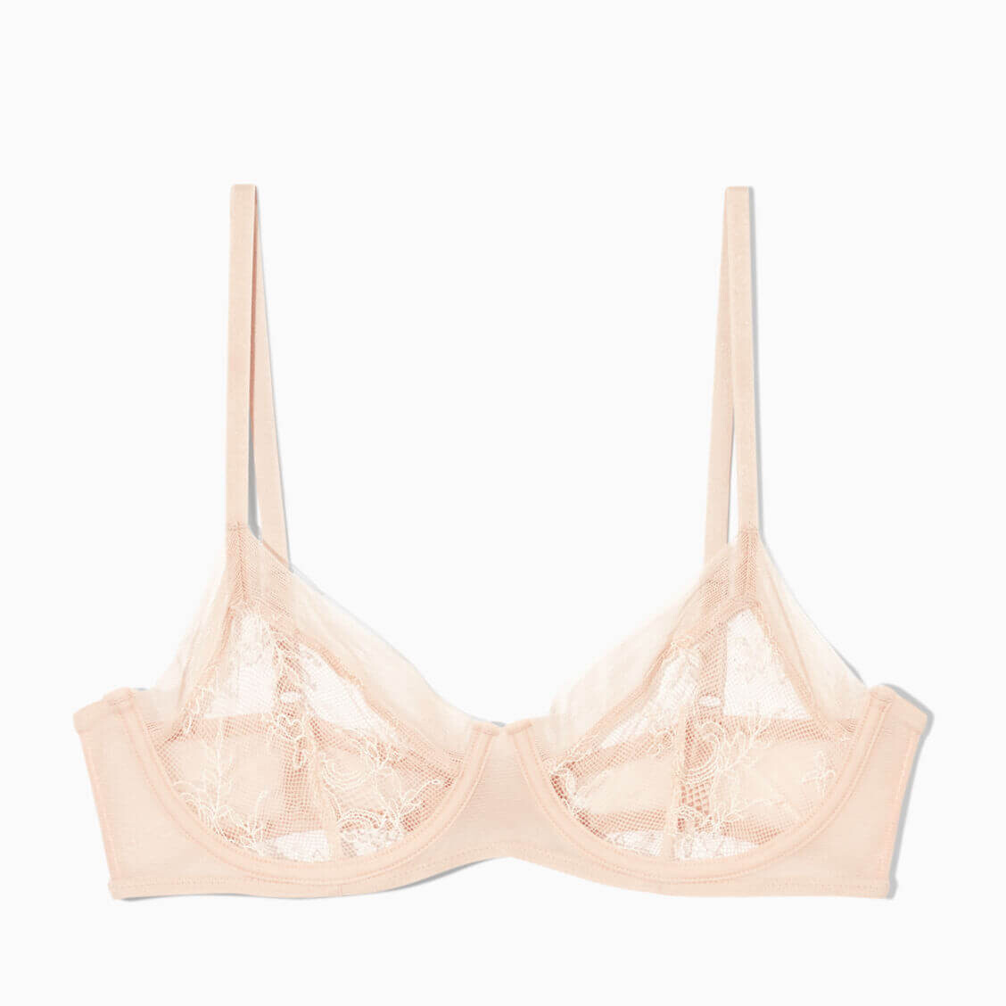 

Бюстгальтер COS Underwired Lace, светло-оранжевый