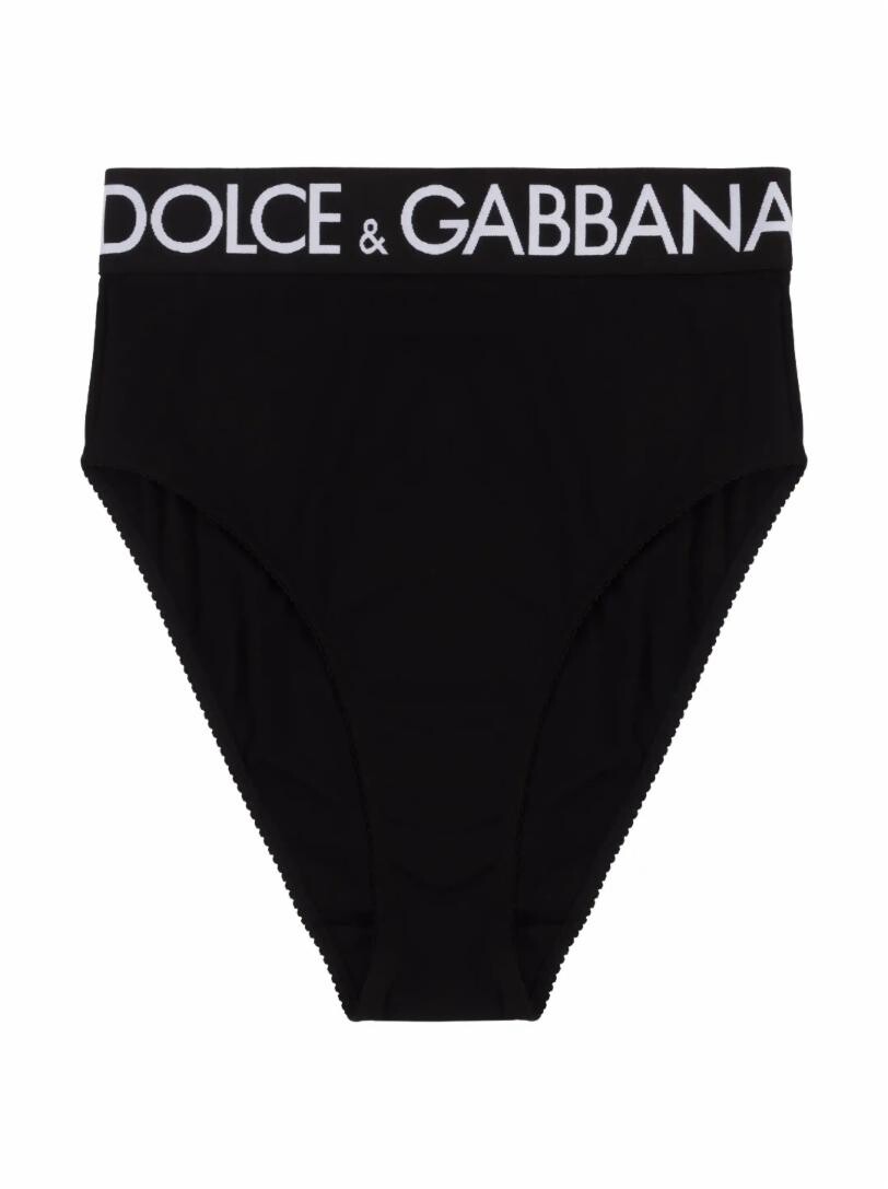 

Хлопковые трусы на высокой посадке Dolce&Gabbana