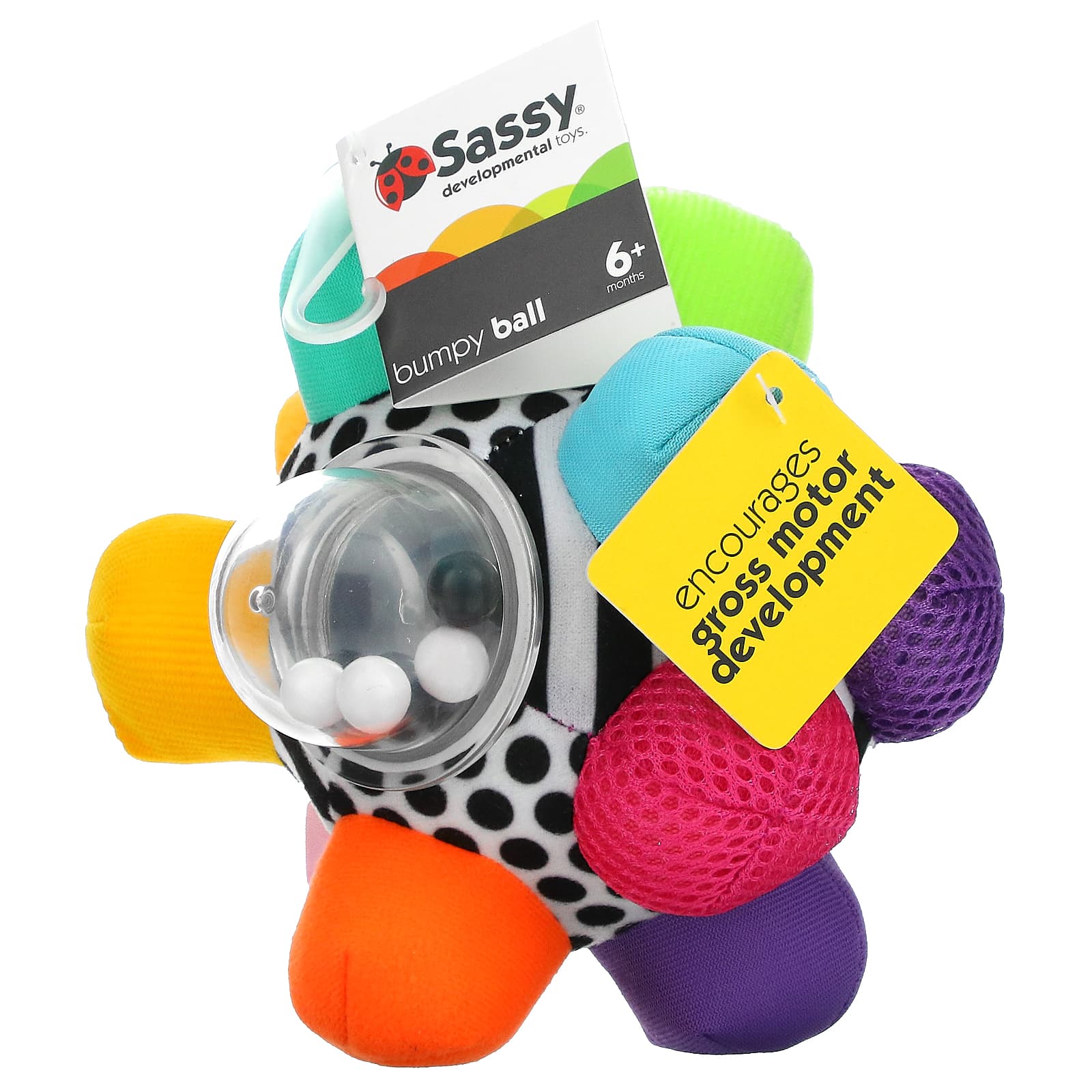 Ухабистый Мяч Sassy для детей от 6 месяцев фотографии