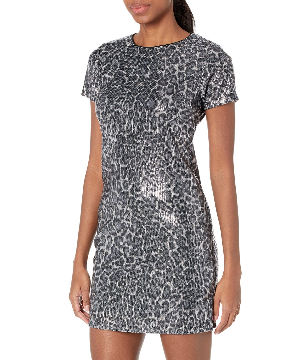 

Платье MICHAEL Michael Kors, Petite Sequin T-Shirt Mini Dress