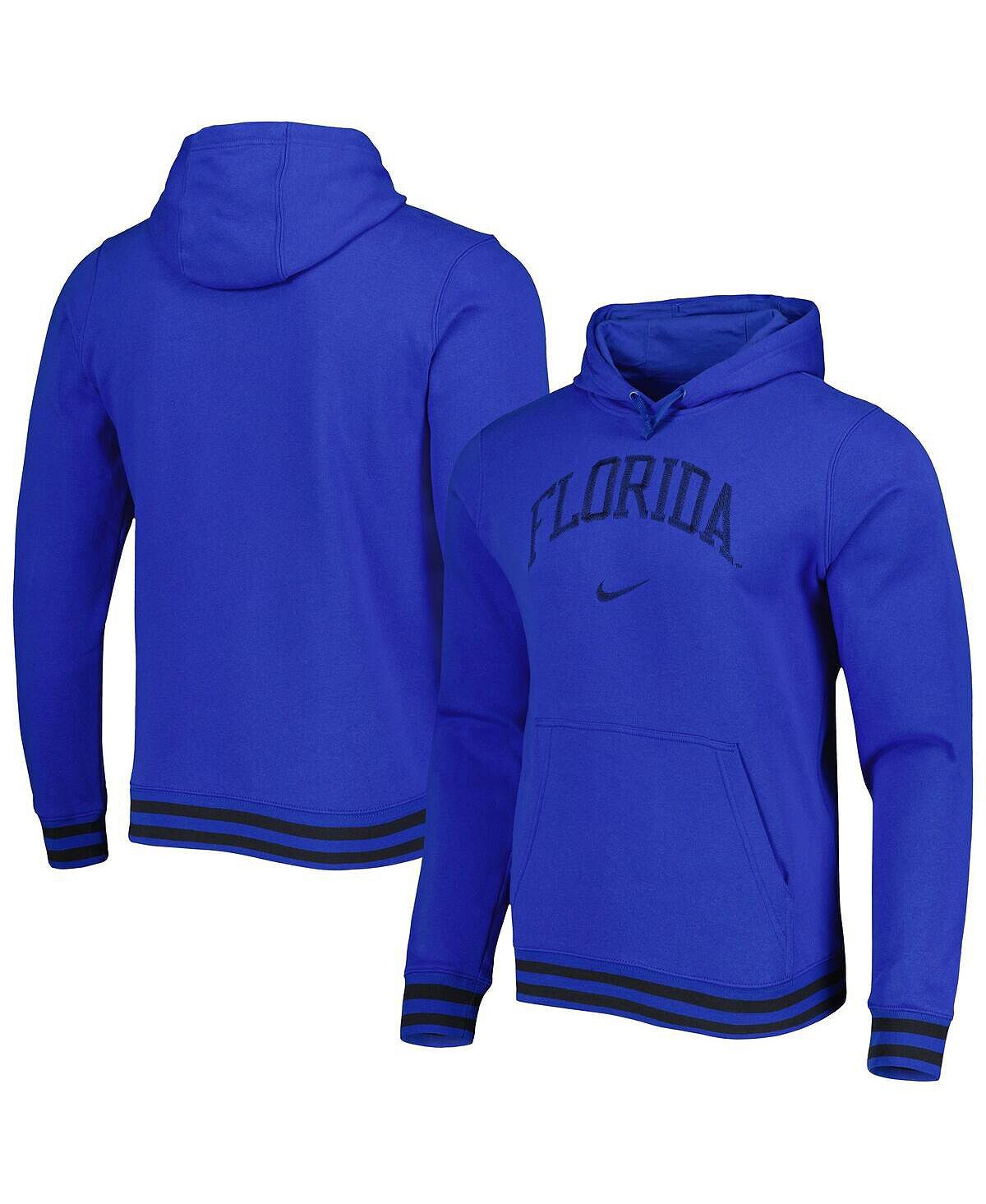 

Мужская толстовка с капюшоном в стиле ретро royal florida gators sketch Nike